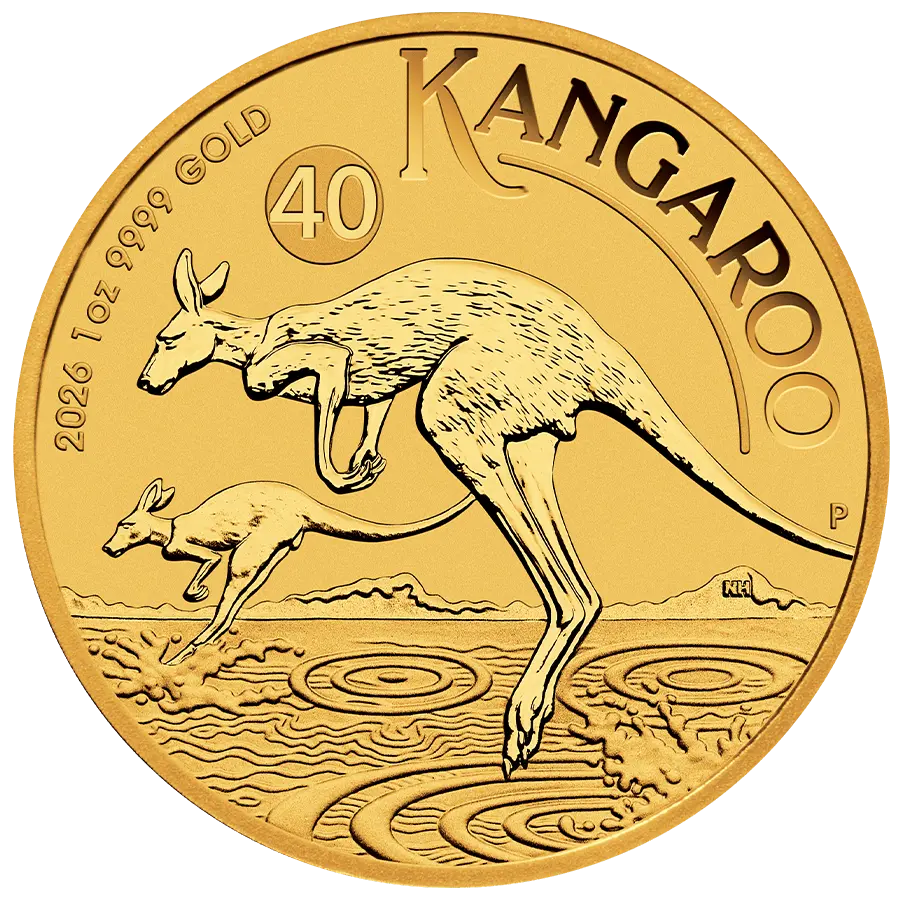 Australian Gold Kangaroo 1oz