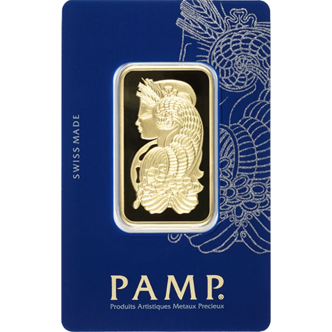 PAMP Lady Fortuna 1oz Gold Bar