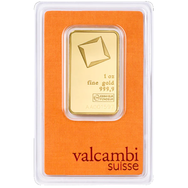 Valcambi Suisse 1oz Gold Bar